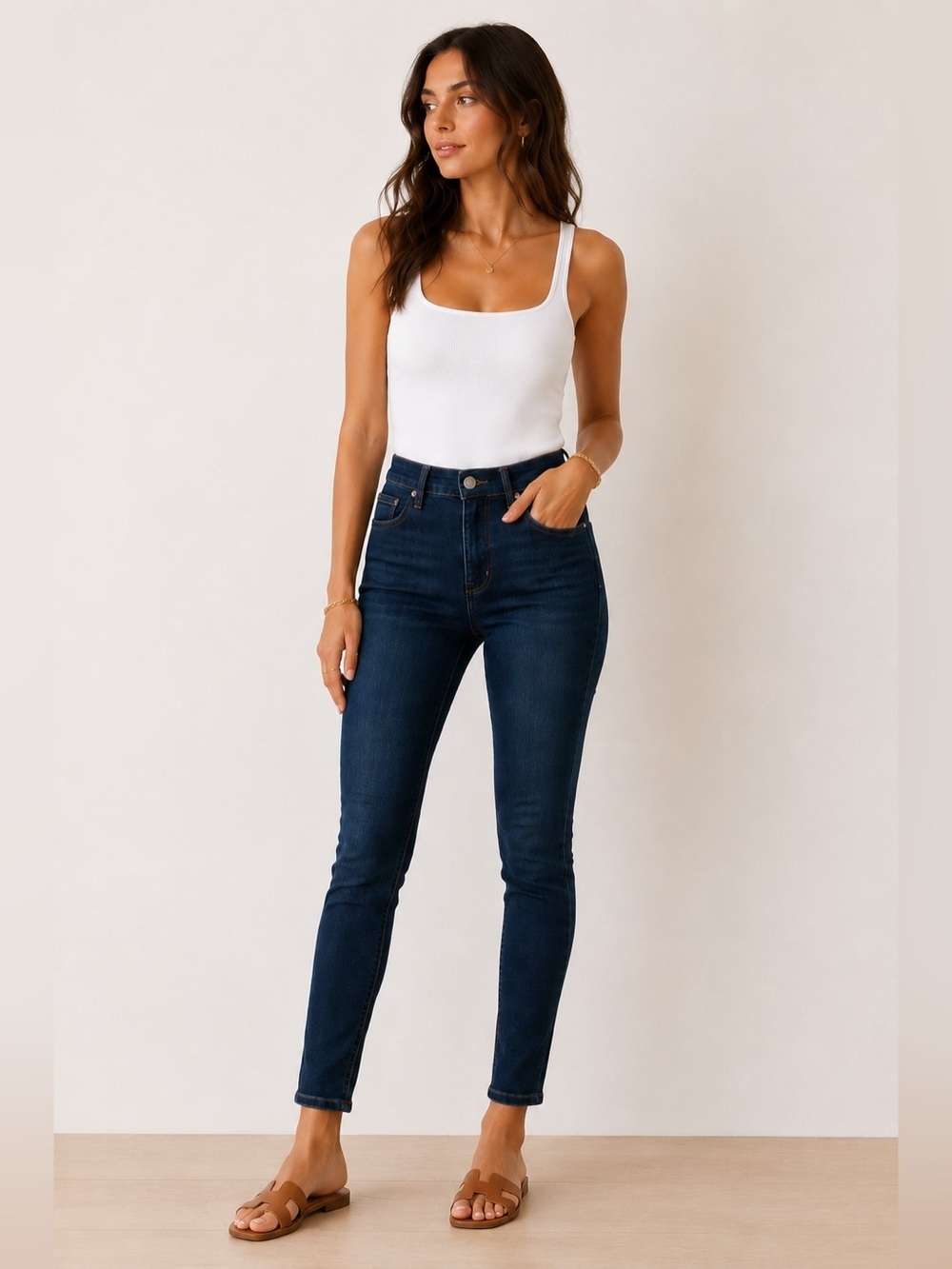 Reformation Harper High Rise Skinny Jeans Orlando Wash 23 NWT